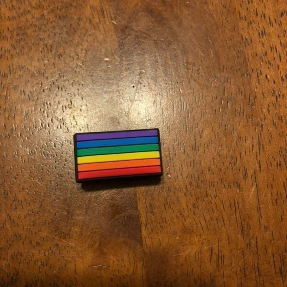 Charm for crocs flag Proud rainbow multicolored new